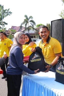 Senam Sehat Polda Riau, Warga Dapat Hadiah Spesial dihari Bhayangkara
